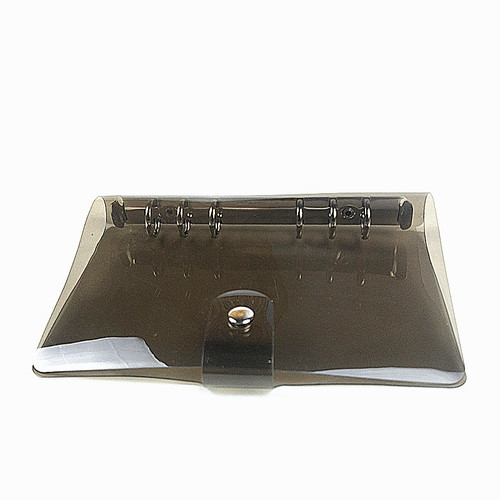 Popular in Japan and South Korea A5A6A7 transparent black loose-leaf PVC multifunctional handbook travel transparent handbook notepad