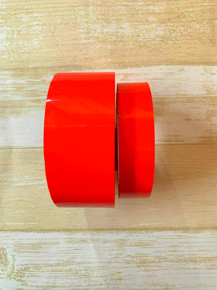 红色胶带地毯胶带宽45mm24mm单面红色装饰胶带