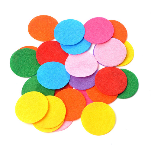 4.5cm non-woven gasket 45mm non-woven disc gasket diy handmade basic material hair accessories