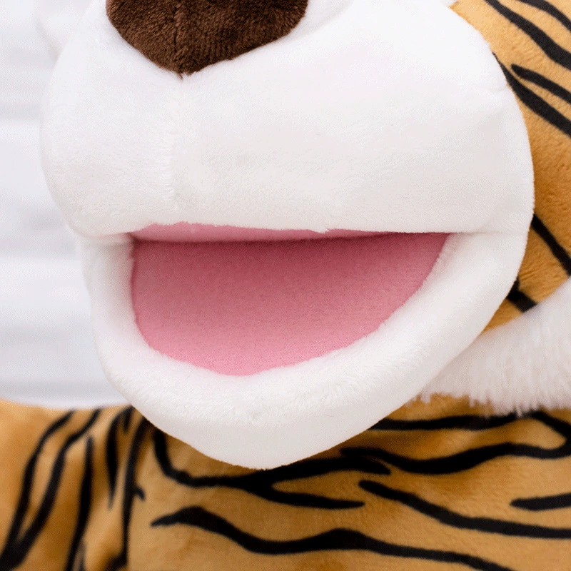 Hand puppet, plush toy, doll for kindergarten, interactive gloves, tiger
