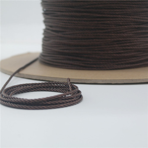 工厂直销柔软抗拉黑色古铜色MP3线材OD2.7MM四股合绞DIY耳机线
