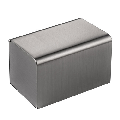 No punching 304 stainless steel square tissue box bathroom tissue holder moisture-proof paper tissue box manufacturer wholesale