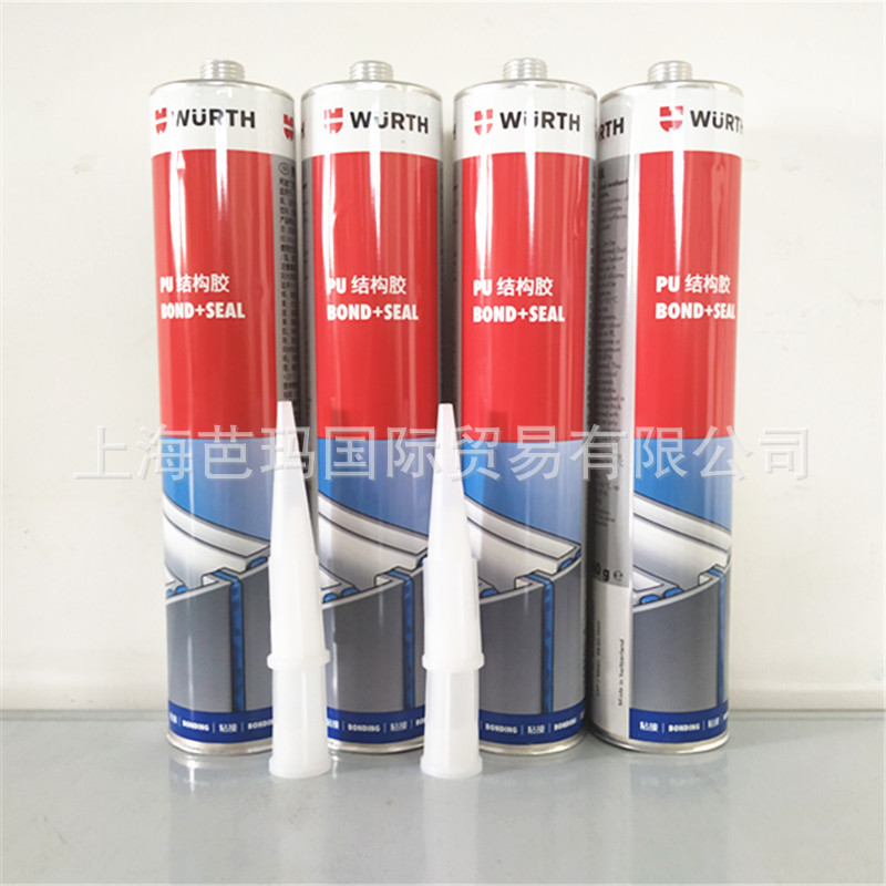 现货 德国伍尔特WURTHPU结构胶-硬支装-白色-300ML钣金胶 8901001