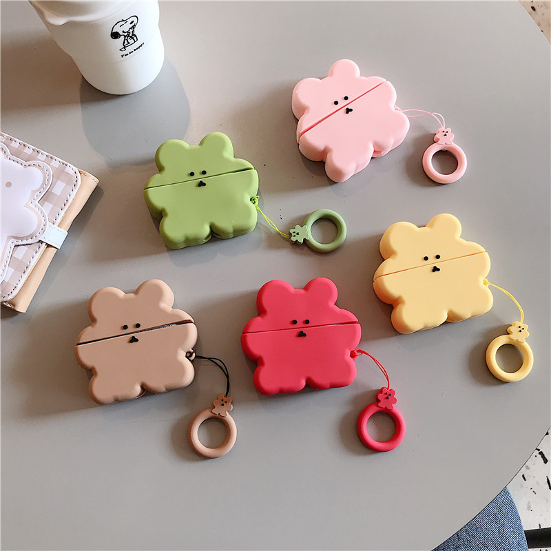 Airpods Cute Biscuit Bear Earphone Protective Shell display picture 2