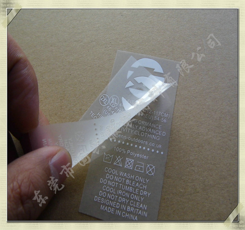 香港设计订做T恤热转印商标 t恤烫唛 品质保证t恤商标