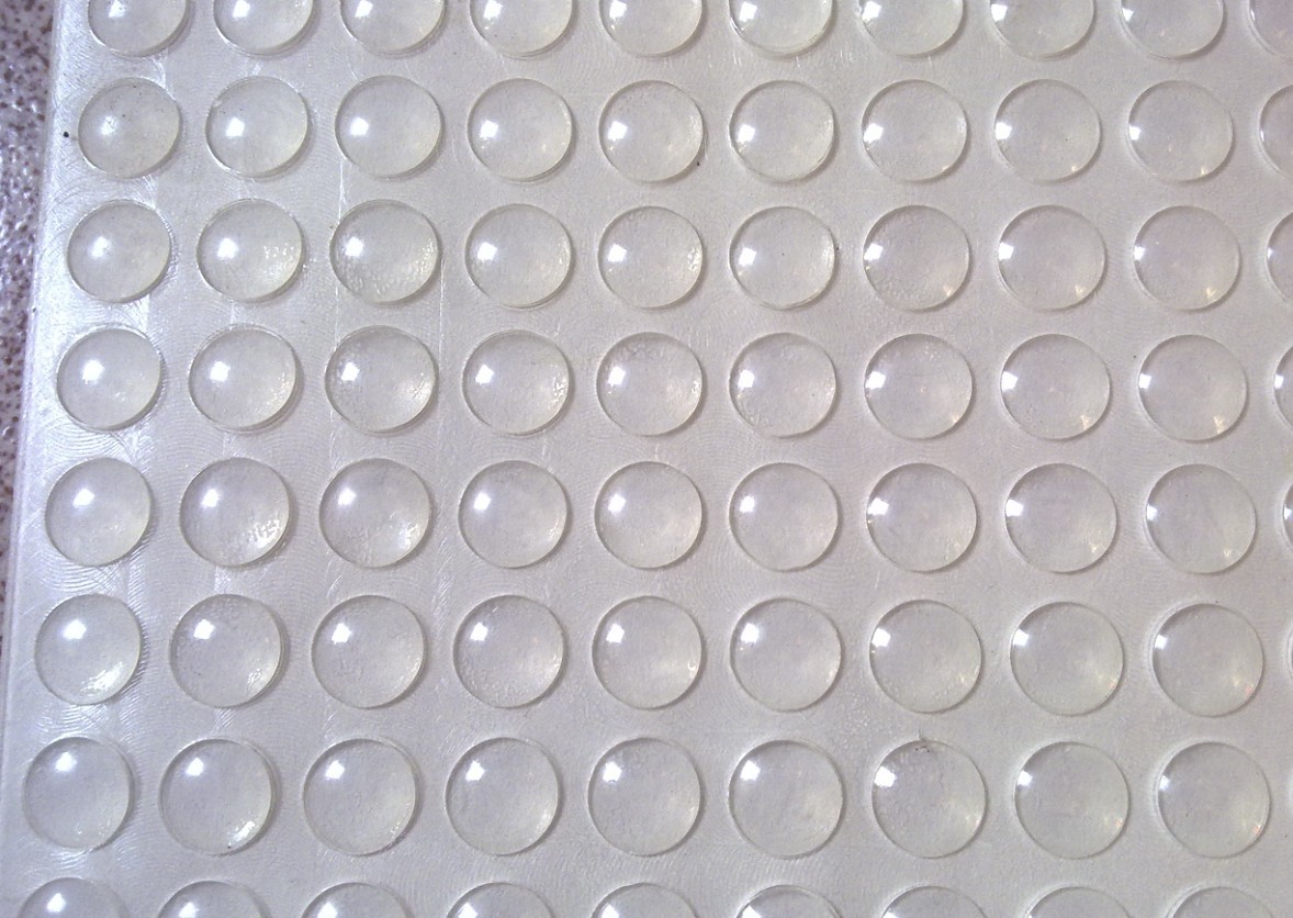 供应半球形透明胶垫直径10*2mm