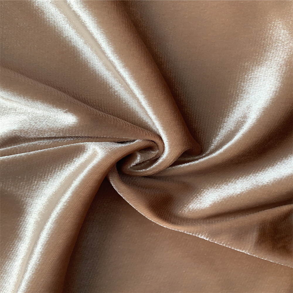 厂家大量现货弹力经编不倒绒 倒毛 亮光丝绒