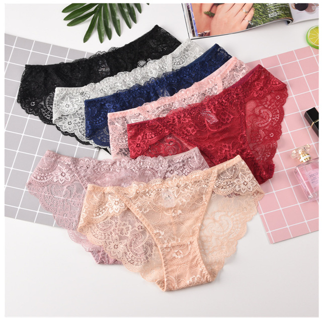 2019 Châu Âu và Mỹ nữ đồ lót ren gợi cảm cotton underwear Đồ lót trong suốt mới tóm tắt phụ nữ bán buôn Tóm tắt bụng
