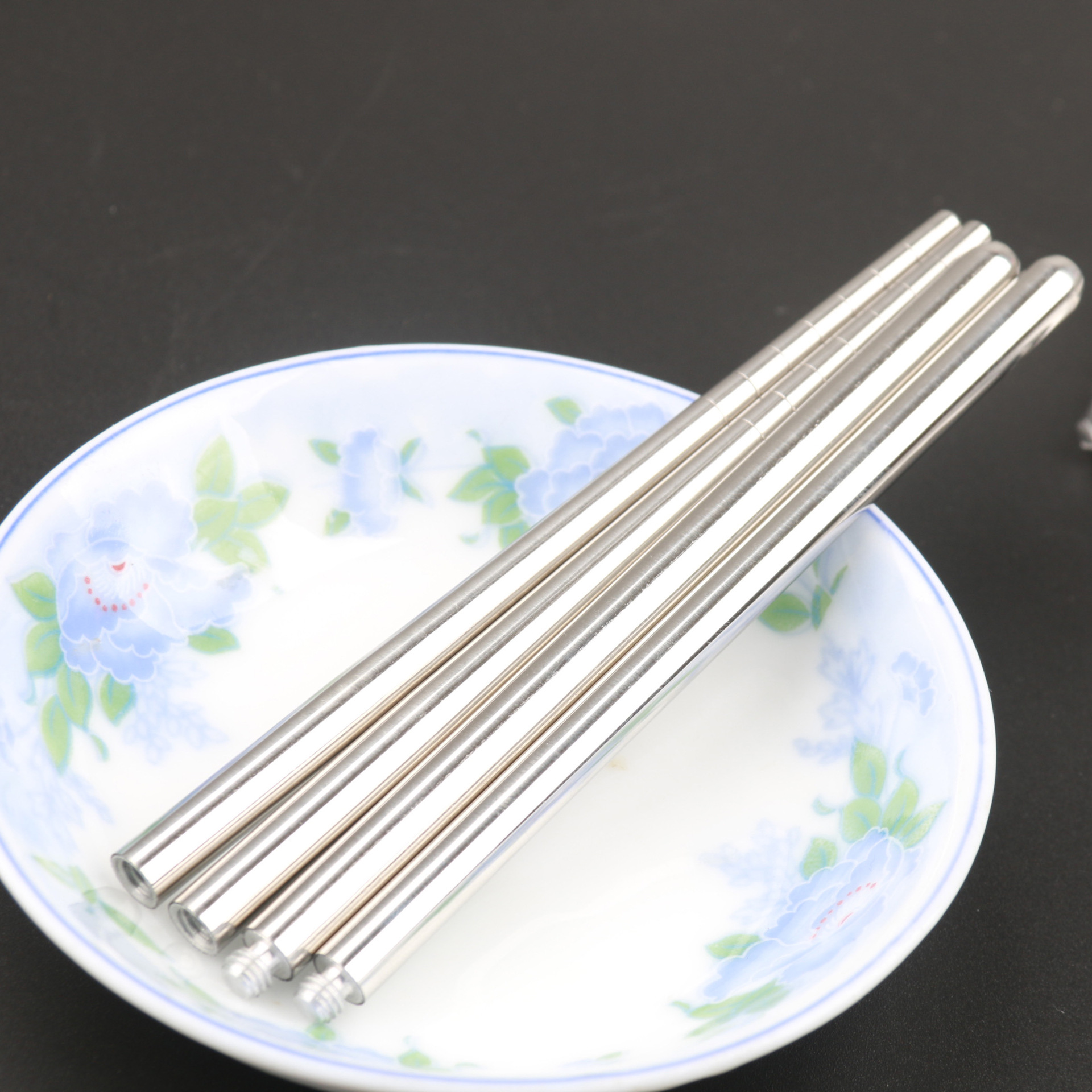 供應不鏽鋼折疊筷子 約22g折節筷 兩節環保便攜筷 螺絲擰狀筷子