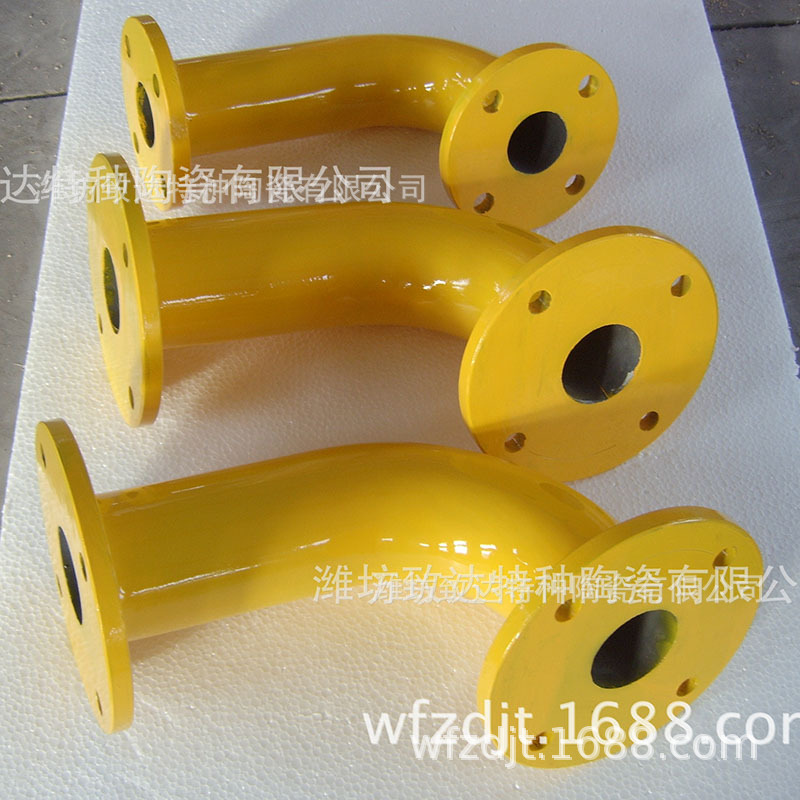 厂家直销反应烧结碳化硅耐磨弯头/耐磨件 生产制造 销售耐磨件