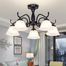 欧式餐厅吊灯美式客厅灯田园地中海温馨浪漫大气创意卧室吸顶灯具
