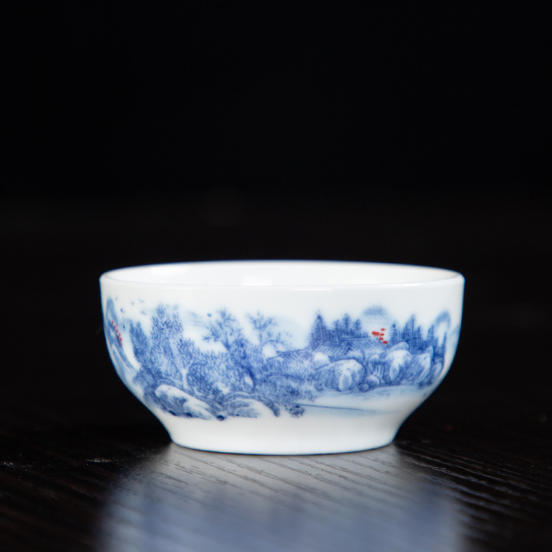 풍경 찻잔