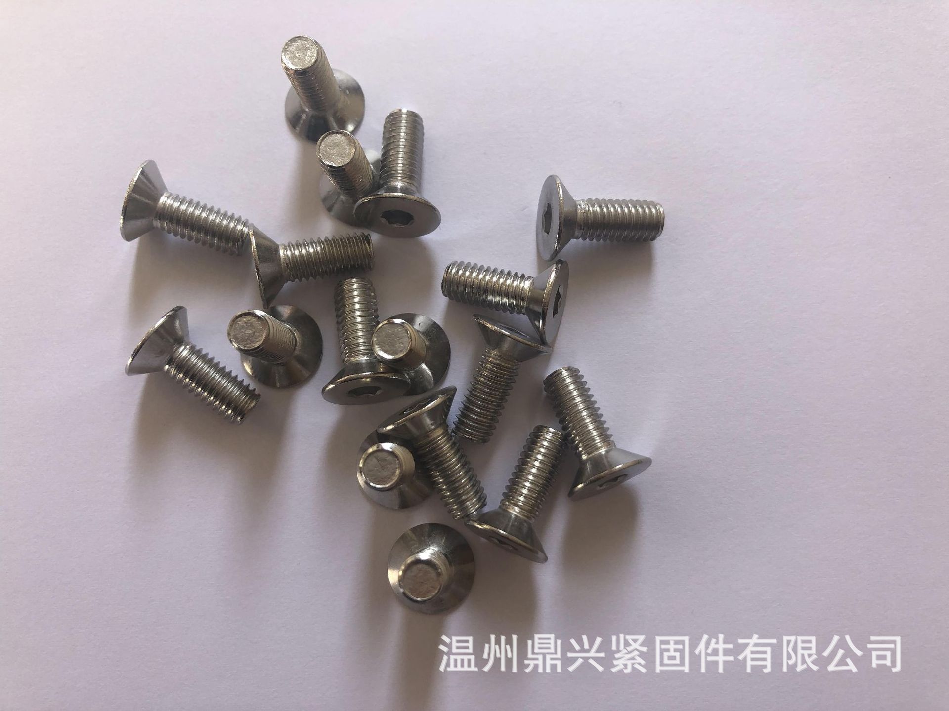 不锈钢 沉头内六角M6M8系列 家具螺丝 桌椅螺丝 DIN7991鼎兴工厂