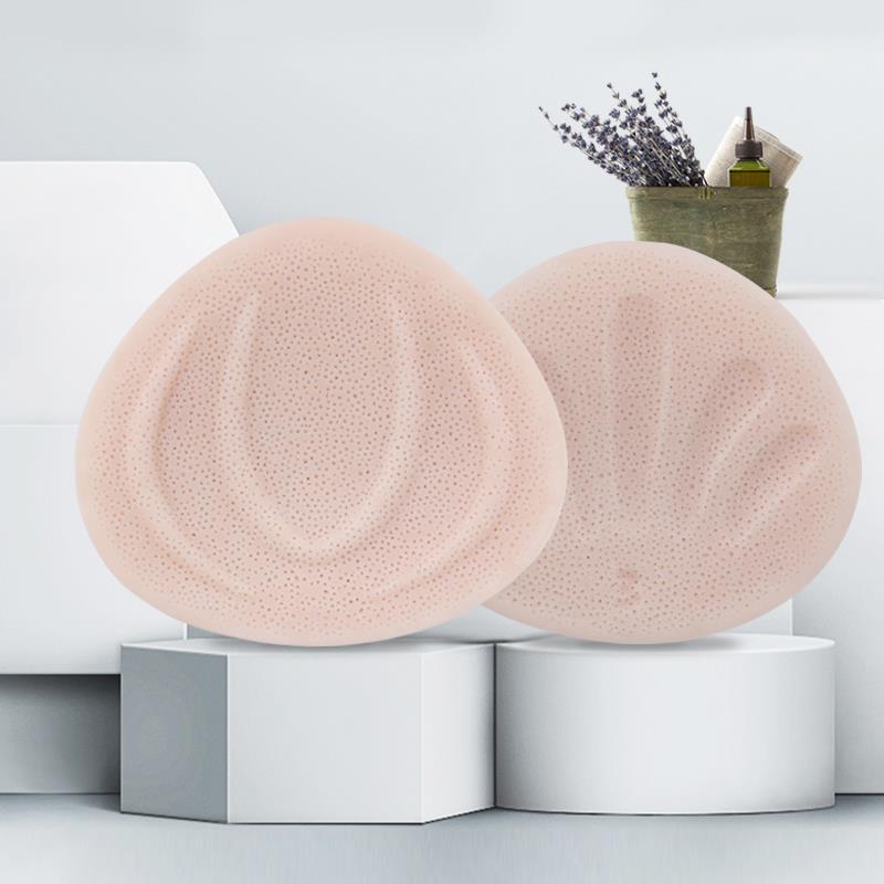 falsies Bras Dedicated silica gel Microporous triangle False chest Fake breasts Breast Postoperative Illustration