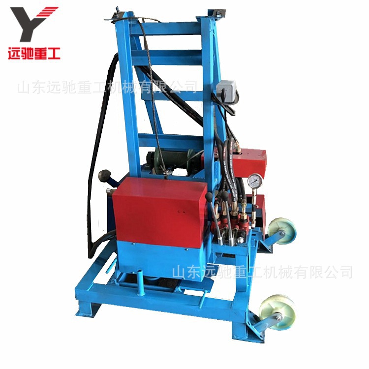 小型农村抗旱折叠水井钻机 伸缩式柴油打井机 家用钻井设备