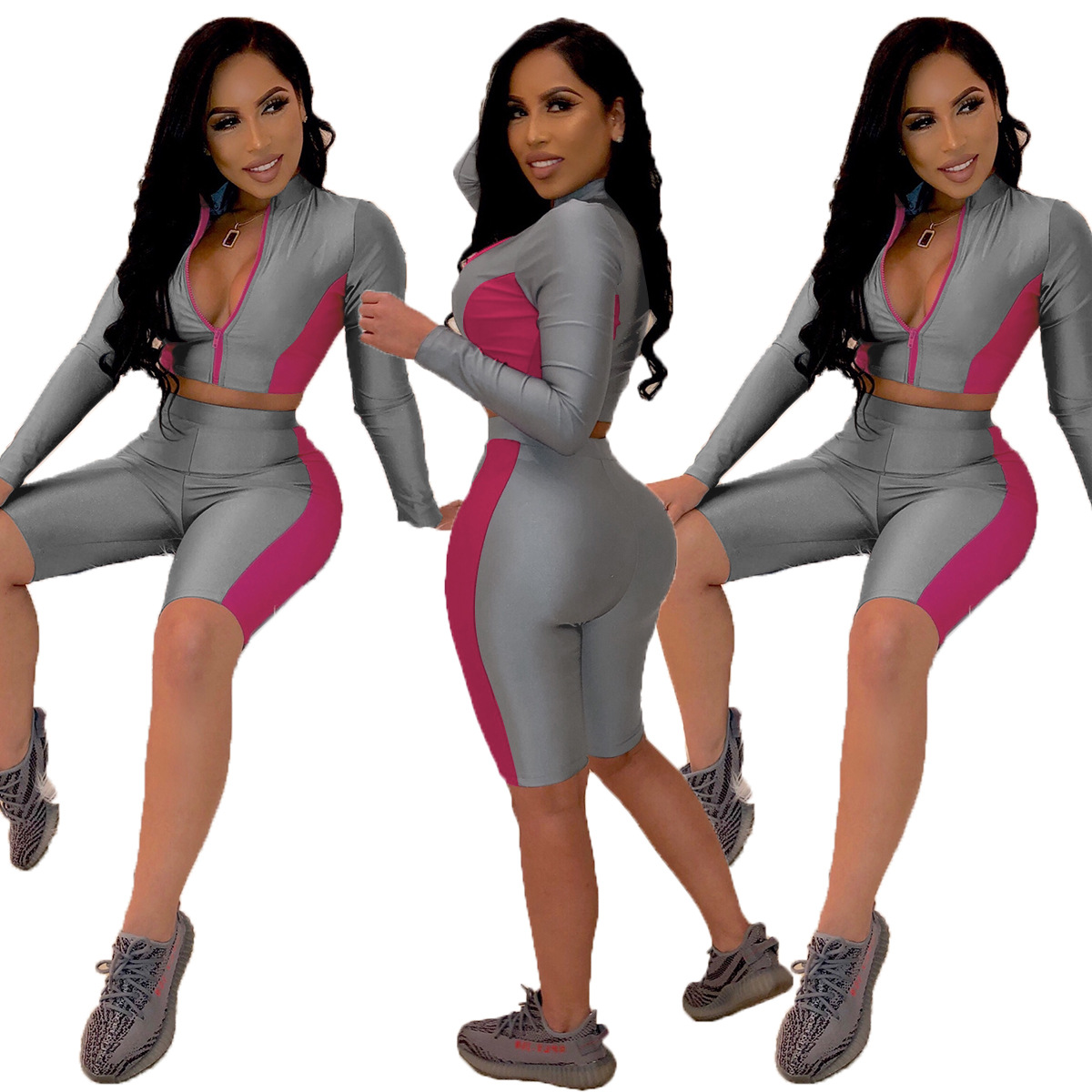 Costume femme en Mélange de coton - Ref 3334185 Image 8