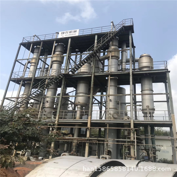 10吨4效结晶蒸发器 二手刮板薄膜蒸发器 MVR蒸发器