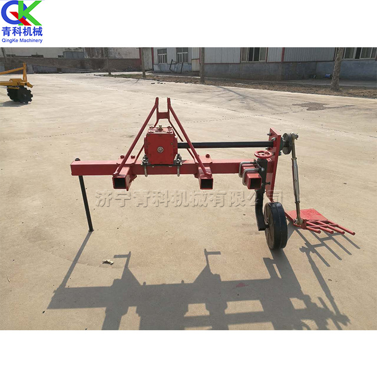 拖挂式大姜收获机 农用挖葱机挖姜机带抖土 鲜葱收割铺放一体机