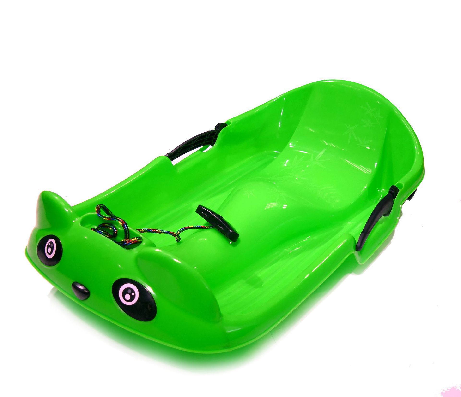 Slitta Panda Cartoon Piccola Snowboard Bambini Neve Gioco Sabbia Scivolo Erba Terra Slitta_voghion.com