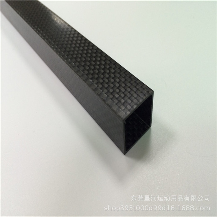 工厂直销 碳纤维管加工 3k碳纤维方管 全碳平纹纤维管 规格订做