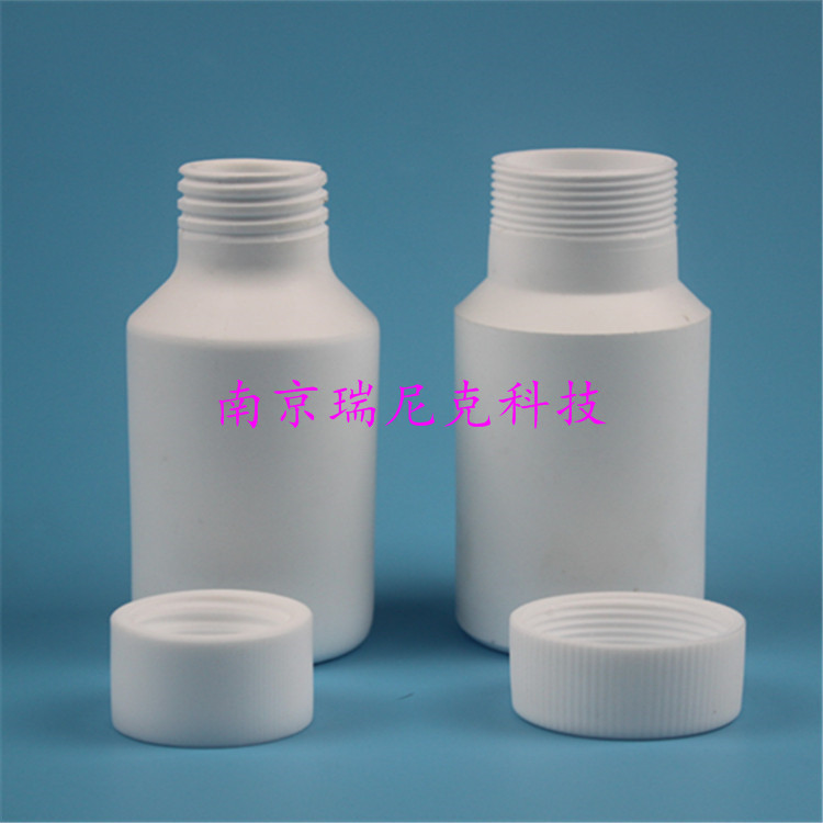 聚四氟乙烯取样瓶 特氟龙取样瓶螺纹口密封性好纯白色样品瓶