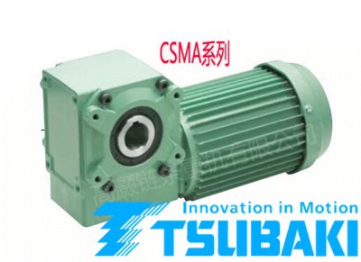 TSUBAKI 椿本直交轴蜗轮蜗杆减速电机端面安装CSMA040-160U10