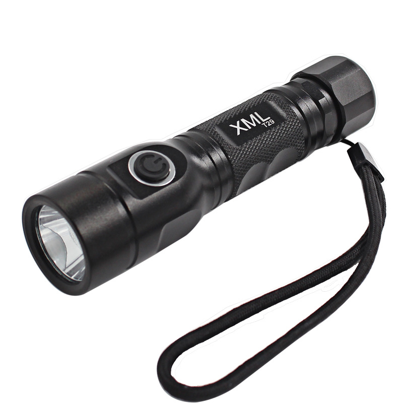 Amazon supply LED Super bright Flashlight multi-function waterproof outdoors Flashlight 3 Zoom Strong light Flashlight