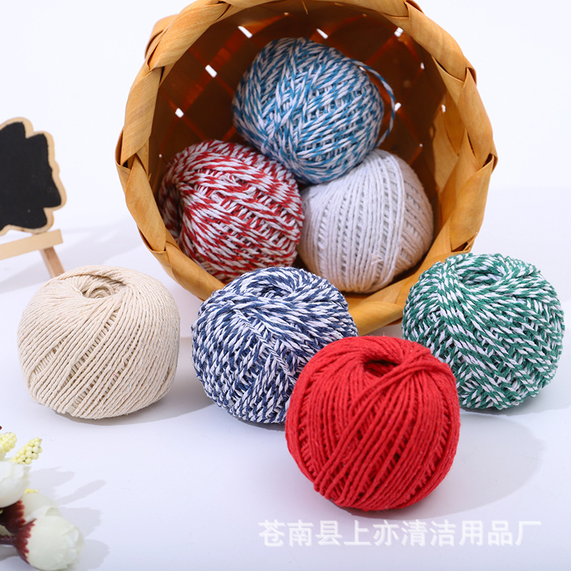 originality Simplicity Cotton rope DIY manual Zongsheng gift rope food pig 's trotters Crabs Packaging Line wholesale