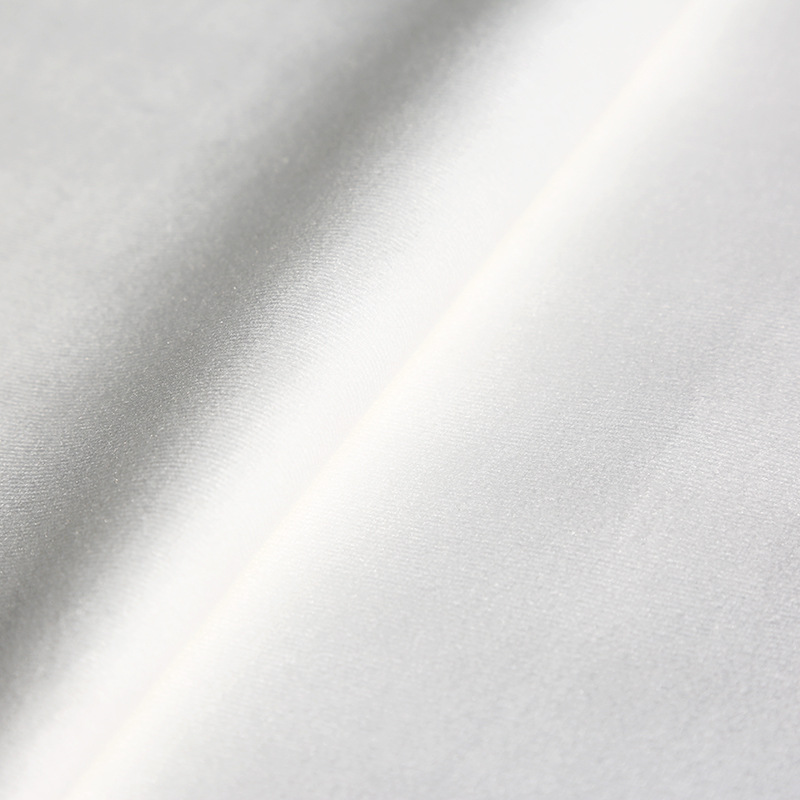 新款超柔短毛绒单色沙发软装工程布料 纯白面料厂家直销批发