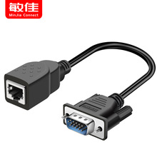 VGA转RJ45转接头 网线转vga连接显示器vga延长器