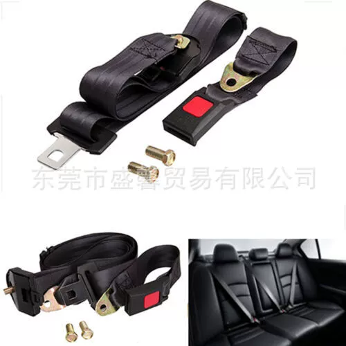 Автозапчасти Универсальный трехточечный автомобильный ремень безопасности регулируемый ремень безопасности Черный Простой ремень безопасности