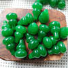 Emerald green pendant jade, big accessory, beads, wholesale