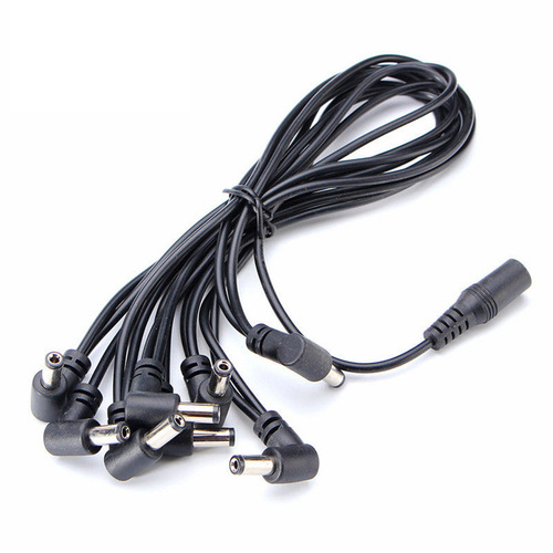 9V Electric Guitar Effector Power Cord Daisy Cable Elbow 1 to 3/4/5/6/8