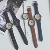 Watch, dial, trend waterproof belt for leisure, suitable for teen, for secondary school, Korean style, simple and elegant design