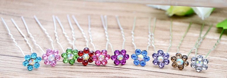 Mujeres Estilo Simple Estilo Clásico Flor Aleación Horquilla display picture 1