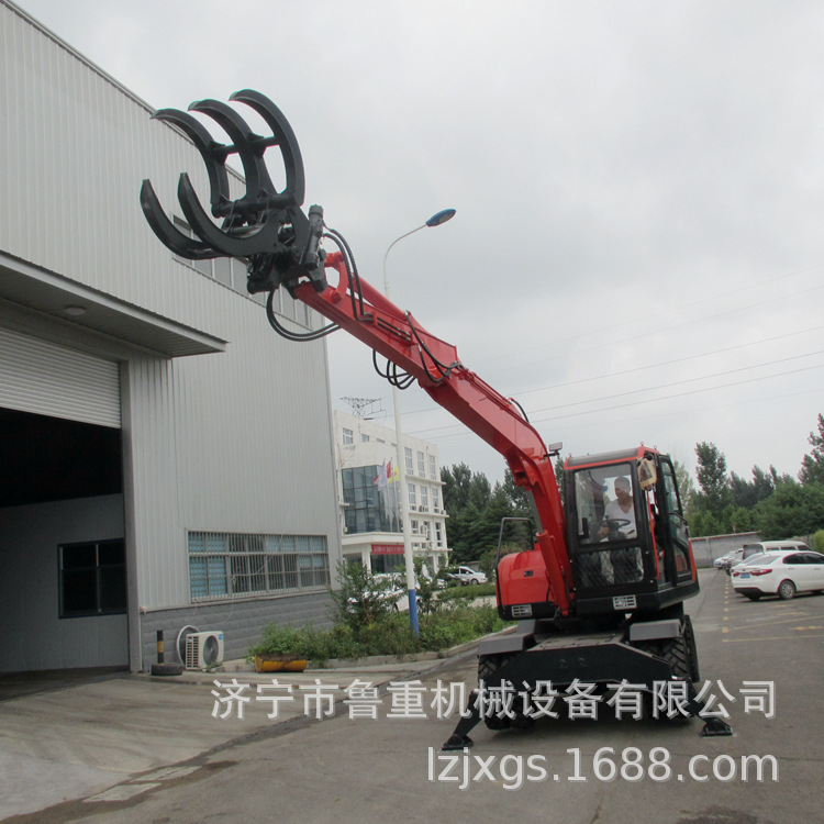 90抓木机抓棉花抓甘蔗机轮式抓木机