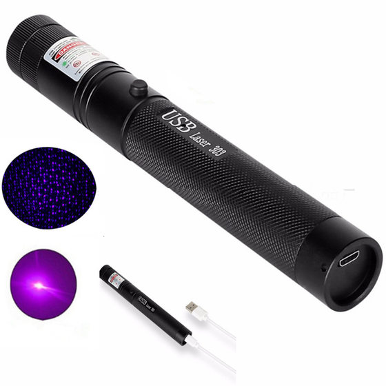 Cross-Border dedicated to a large number of spot USB Laser301 laser flashlight Green Red Blue Purple laser laser pen