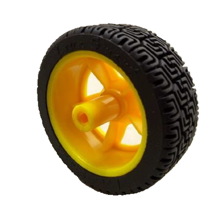 Умные автомобильные аксессуары TT мотор 65 мм колесо противоскользящее колесо отслеживание препятствий резиновое колесо робот