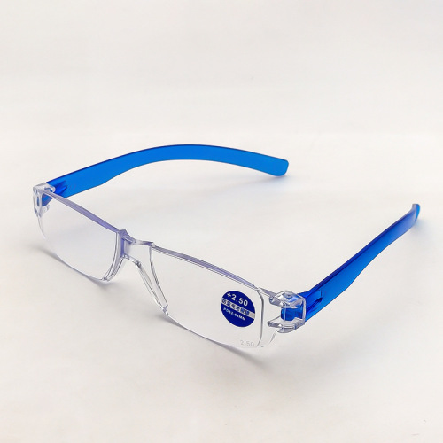 Wholesale of new fashionable anti-blue light reading glasses, all-in-one reading glasses that cannot be damaged by street stalls, ultra-light glasses for the elderly