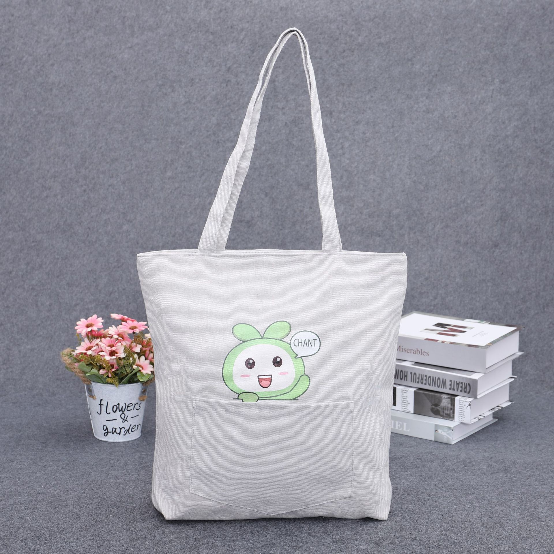 厂家直销帆布袋定制时尚帆布手提袋广告宣传购物袋学生单肩棉布袋