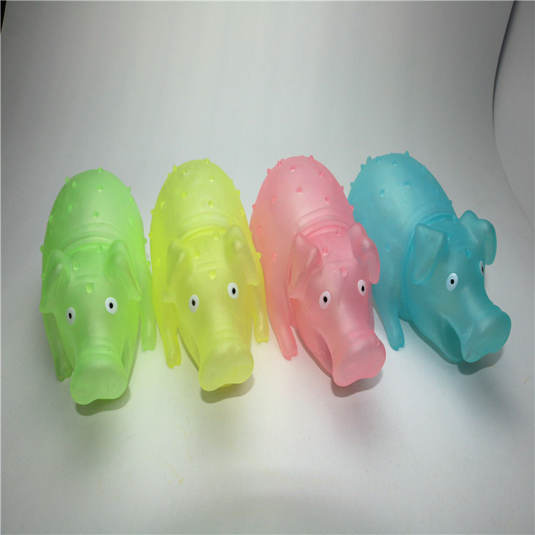 Factory Direct large luminous screaming pig vent decompression luminous pig toy boutique hot selling toy
