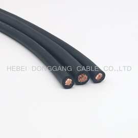 紫铜线芯16 25 35 50 70平方电焊机焊把线 强拉力橡皮焊接电缆