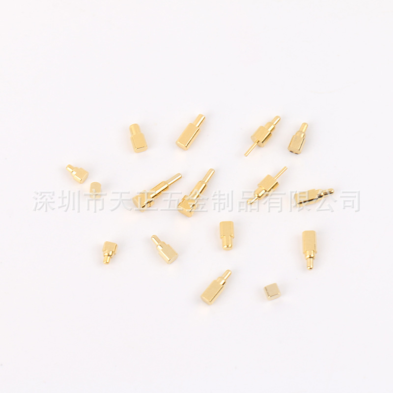 批发SMT侧焊式弹针 公座母座弹簧针pogopin弹簧顶针镀金充电探针-阿里巴巴