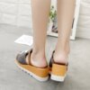 Summer slide platform, non-slip slippers for leisure, waterproof high matte heel sticker, 2019