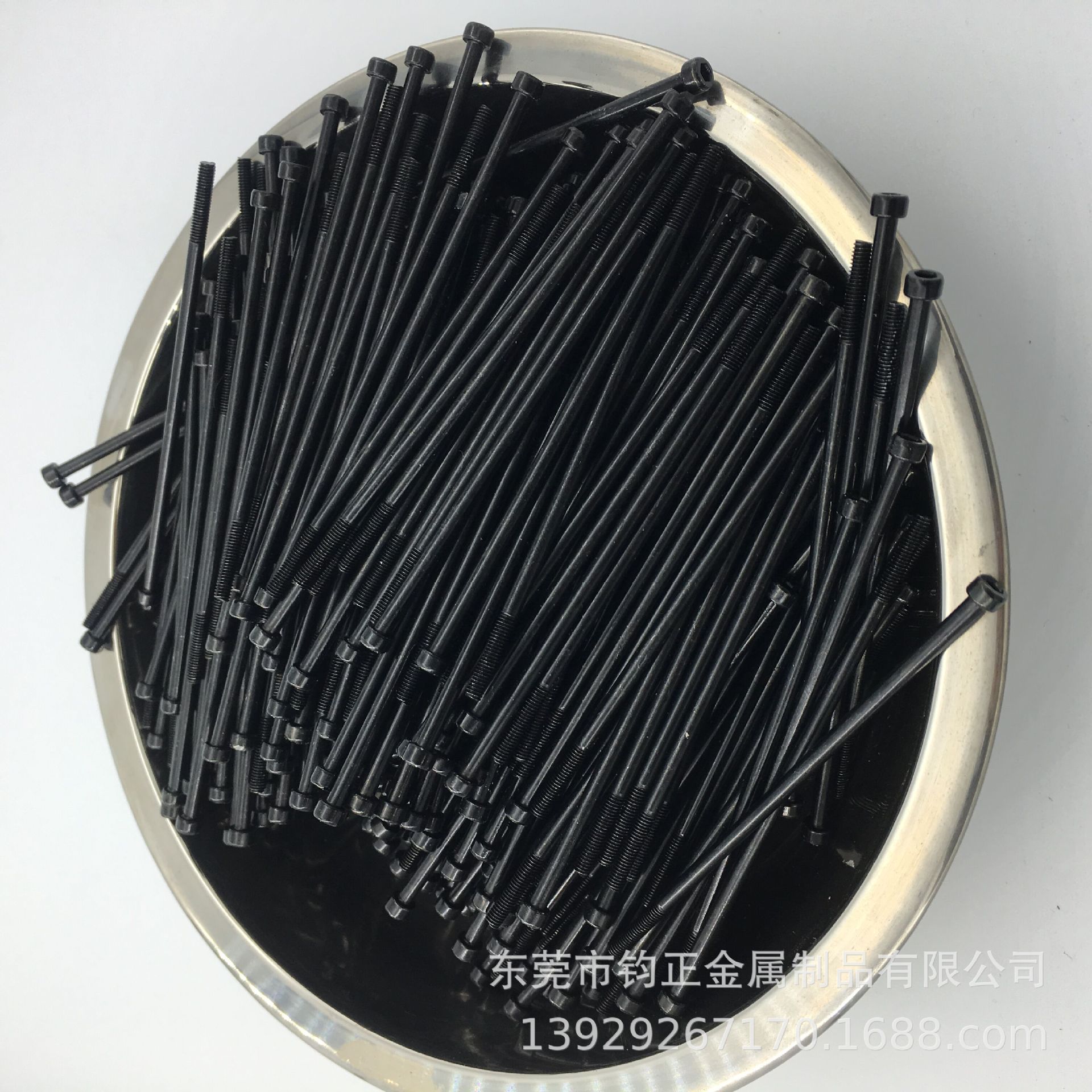 DIN912圆柱头非标12.9级高强度超长M2.5*75 M2.5*53 435合金钢