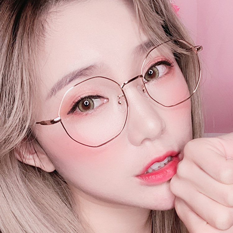 2019 internet celebrity glasses Korean v...