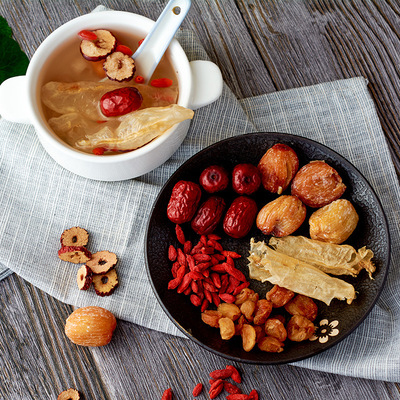 广花女人滋补汤料包花胶桂圆红枣枸杞靓汤中餐炖品材料药膳包|ru