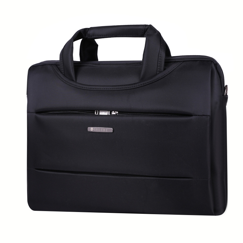 Service Bag 15 Inch Laptop Bag Shoulder Bag Crossbody Bag Korean Style Fashionable Simple Waterproof Oxford Cloth Briefcase