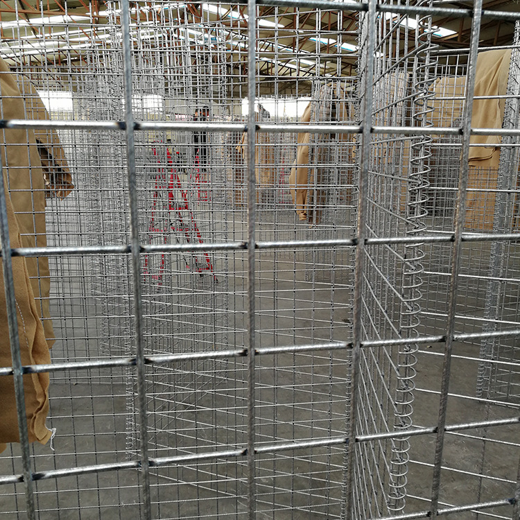 工厂直销防爆墙宾格网 浸塑石笼网箱石头箱 镀锌石笼网堤坡防护网