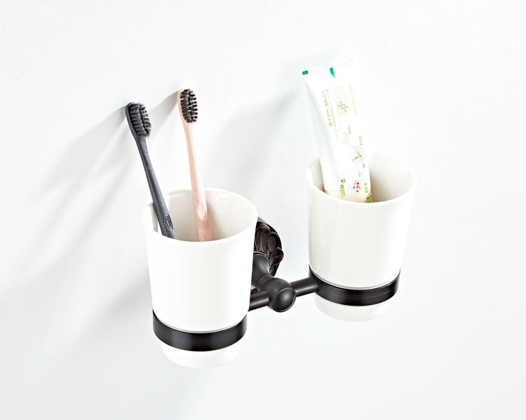 欧贝洁具加工厂卫浴五金挂件批发厂漱口杯架K6108